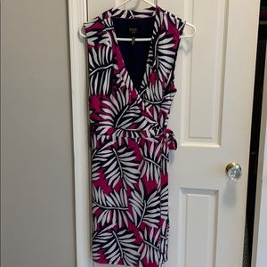 Floral wrap dress